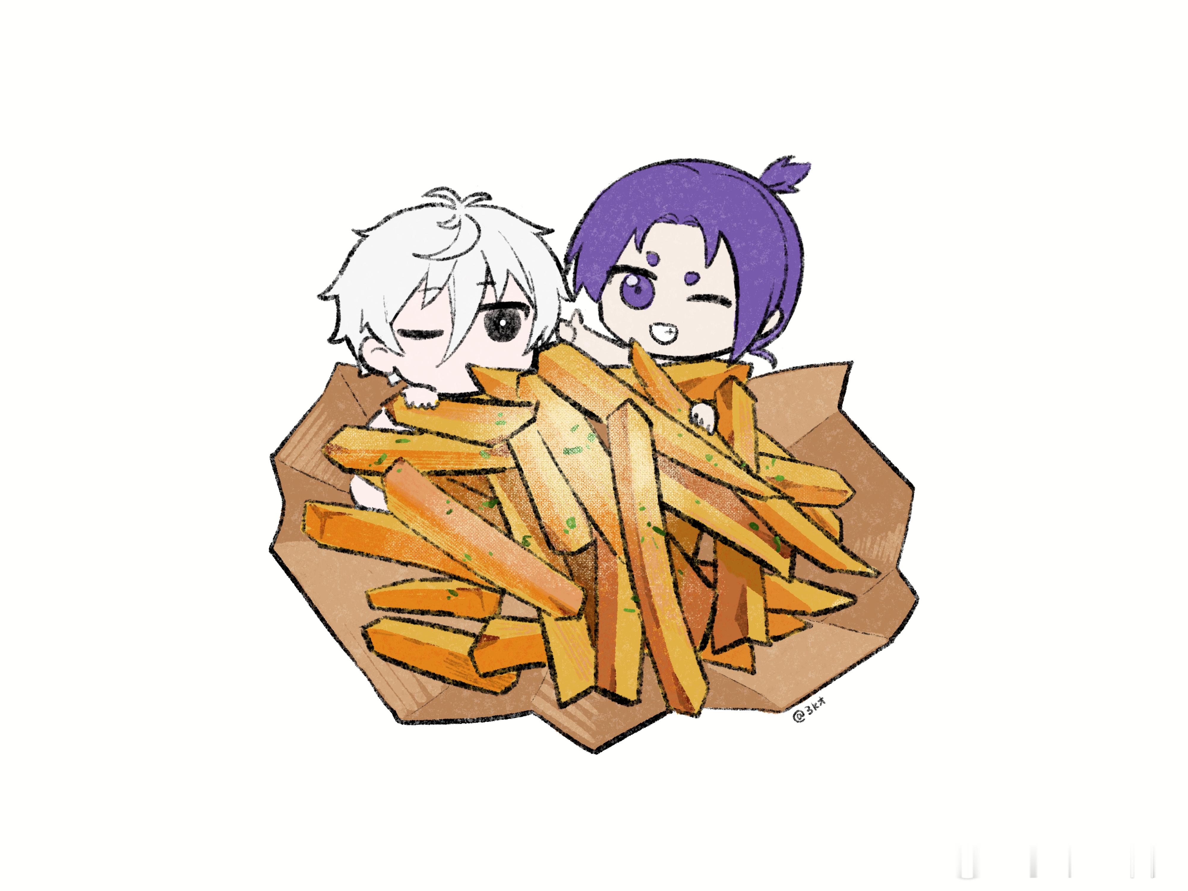 #凪玲[超话]##凪玲# 大暑了，该吃大薯了 ​​​