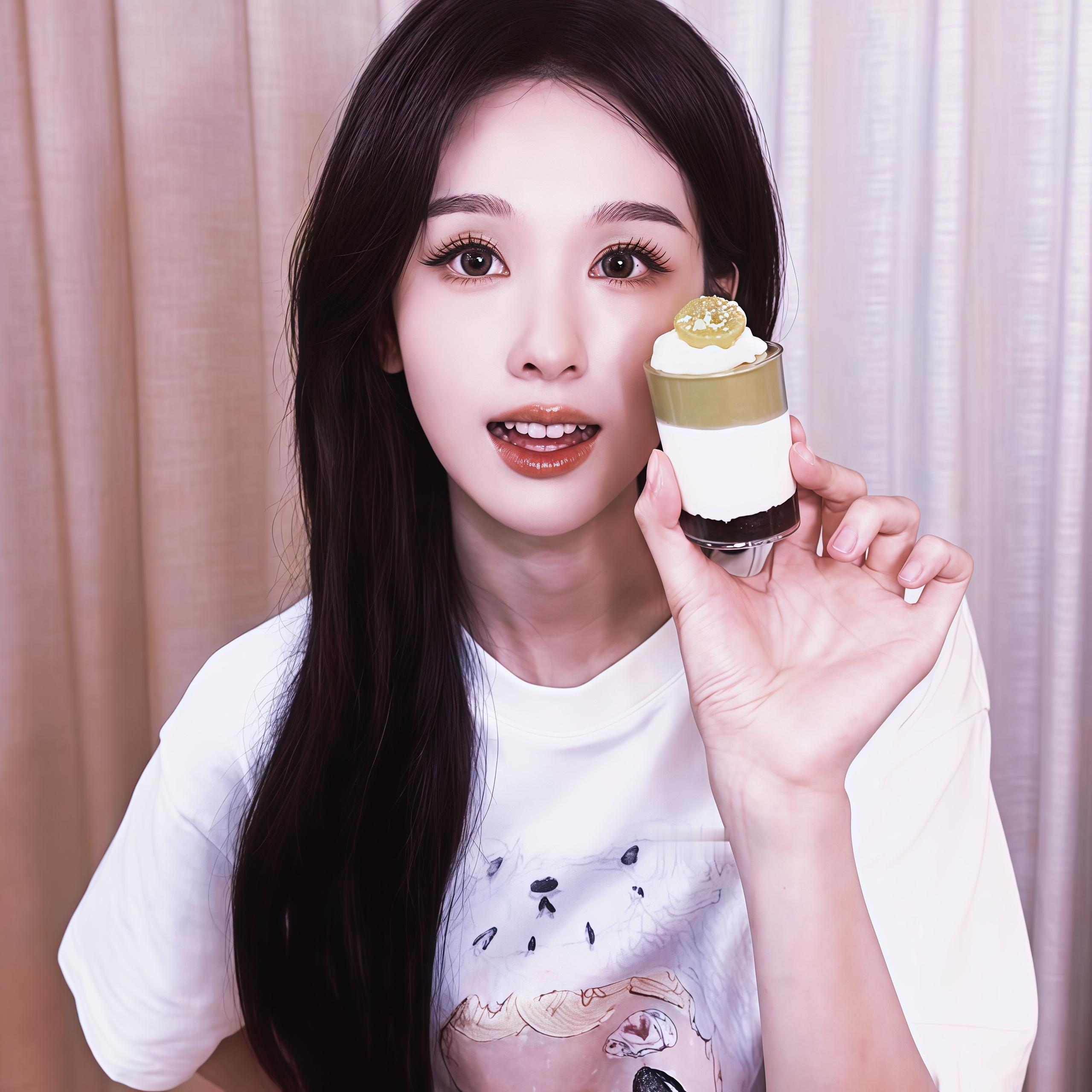 陈都灵 陈都灵 自修陈都灵温柔系头像壁纸更新女神这一组真的太可爱了好萌啊！  专