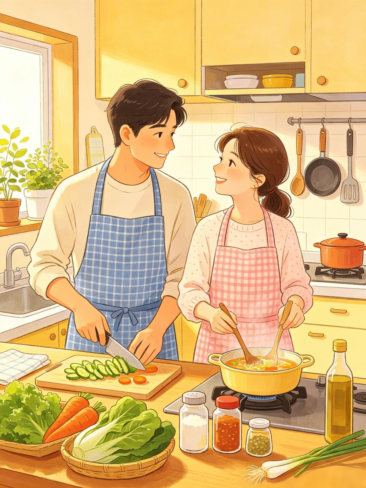 婚姻里哪有那么多天生合适，不过是一个愿意包容，一个懂得退让。吵过闹过，依然愿意一