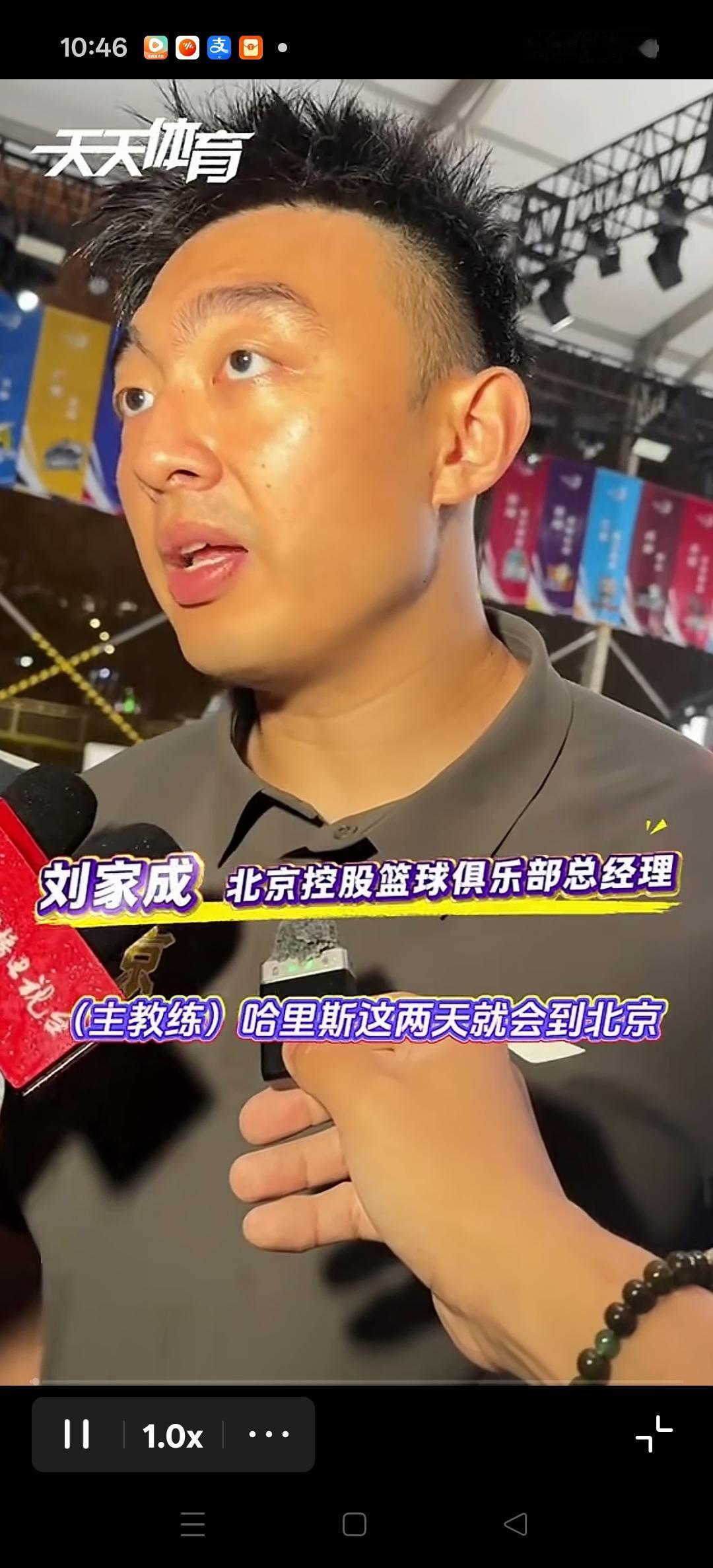 北控队俱乐部总经理刘家成，教练组已经基本完成。外援已经确定两名。 肉援将补强锋线