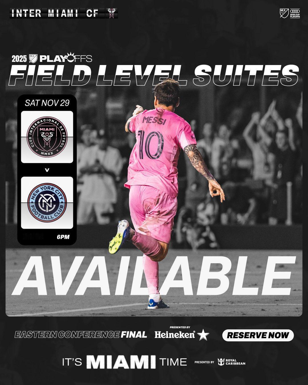 【比赛日】🕖明日07:00⚽美职联季后赛东部决赛🔥迈阿密国际VS纽约城 🏟