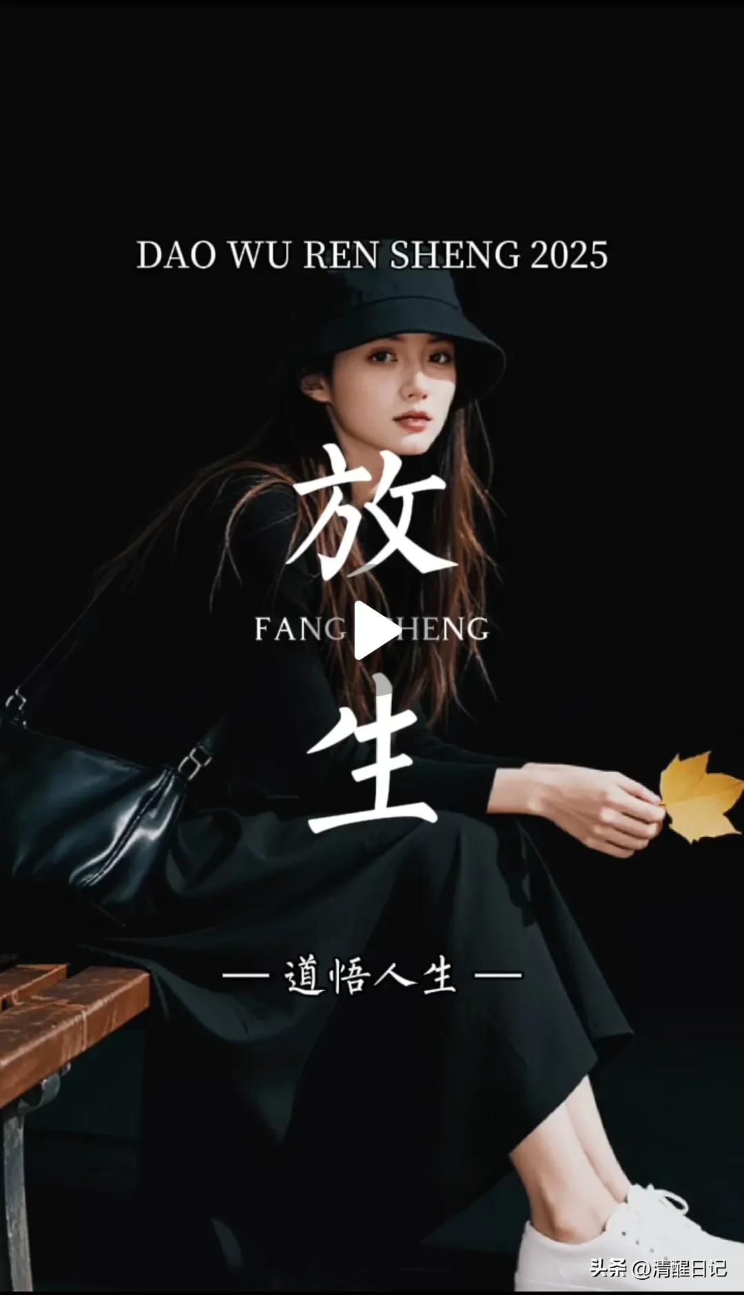 人到中年，最好的放生就是放过自己，不要和往事过不去，因为它已经过去，更不要跟现实