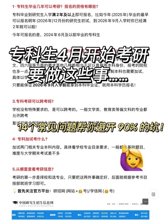 如果一个专科生4月开始考研...AI笔记高效版