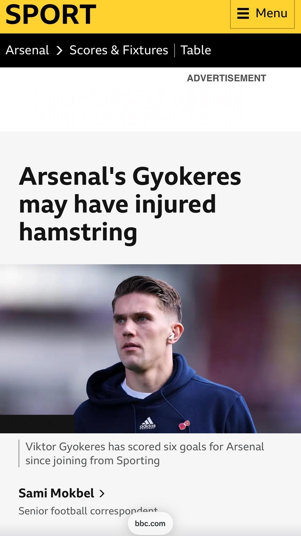 BBC Sport Sami Mokbel：哲凯赖什将于本周接受进一步检查，外界