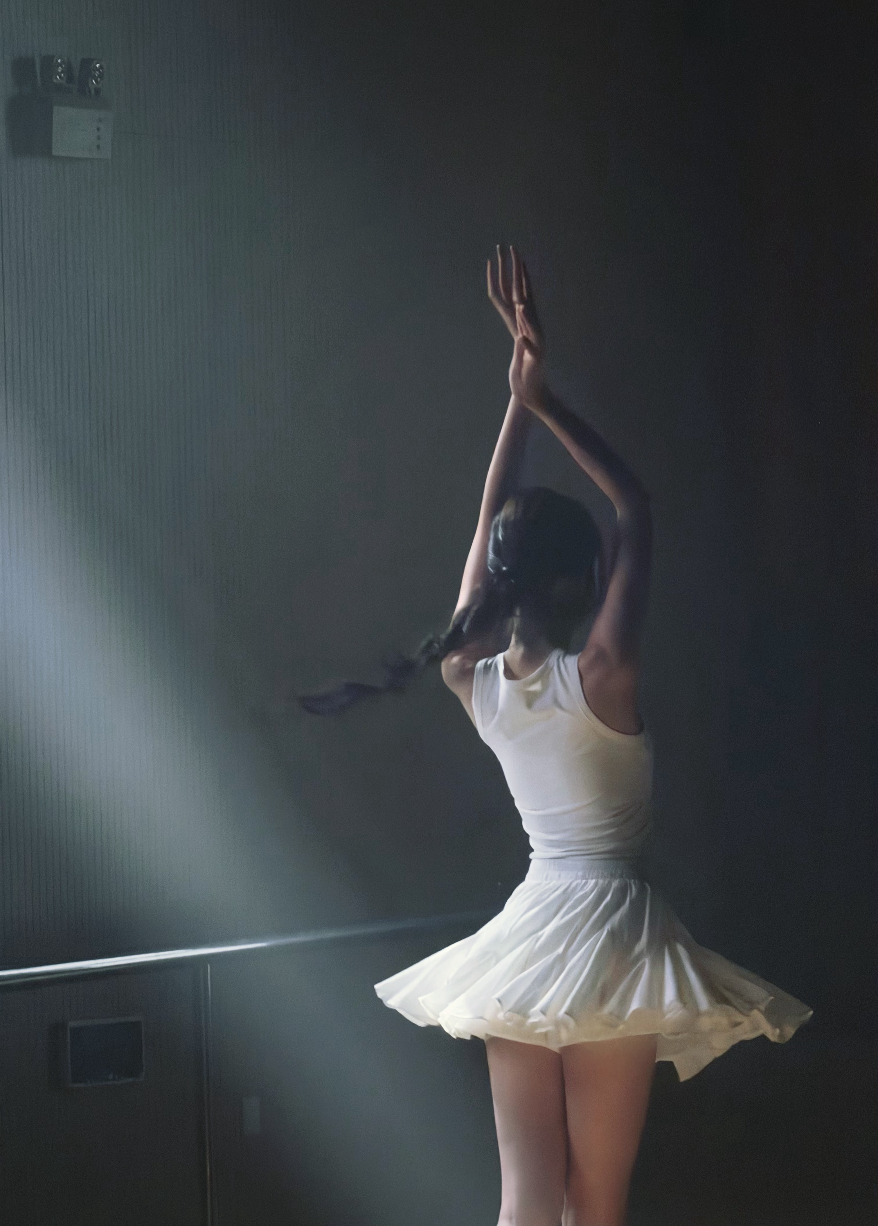 王玉雯舞服身材王玉雯更新日常芭蕾精灵无疑了