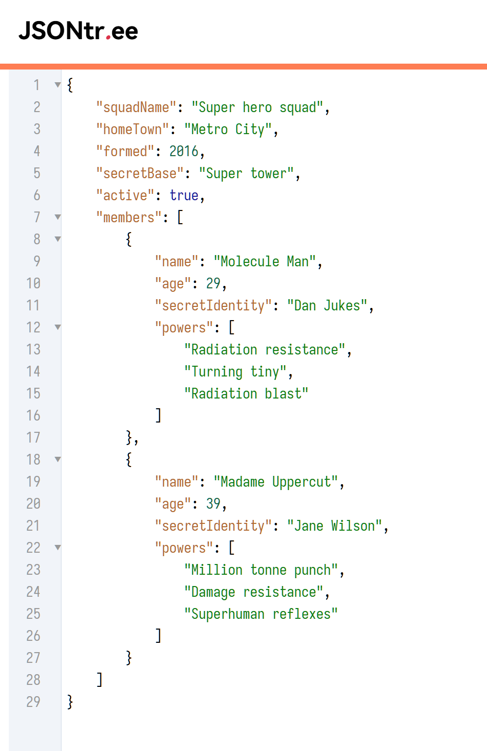 jsontr.ee, 一个轻量级的JavaScript库，能够将JSON数据转换