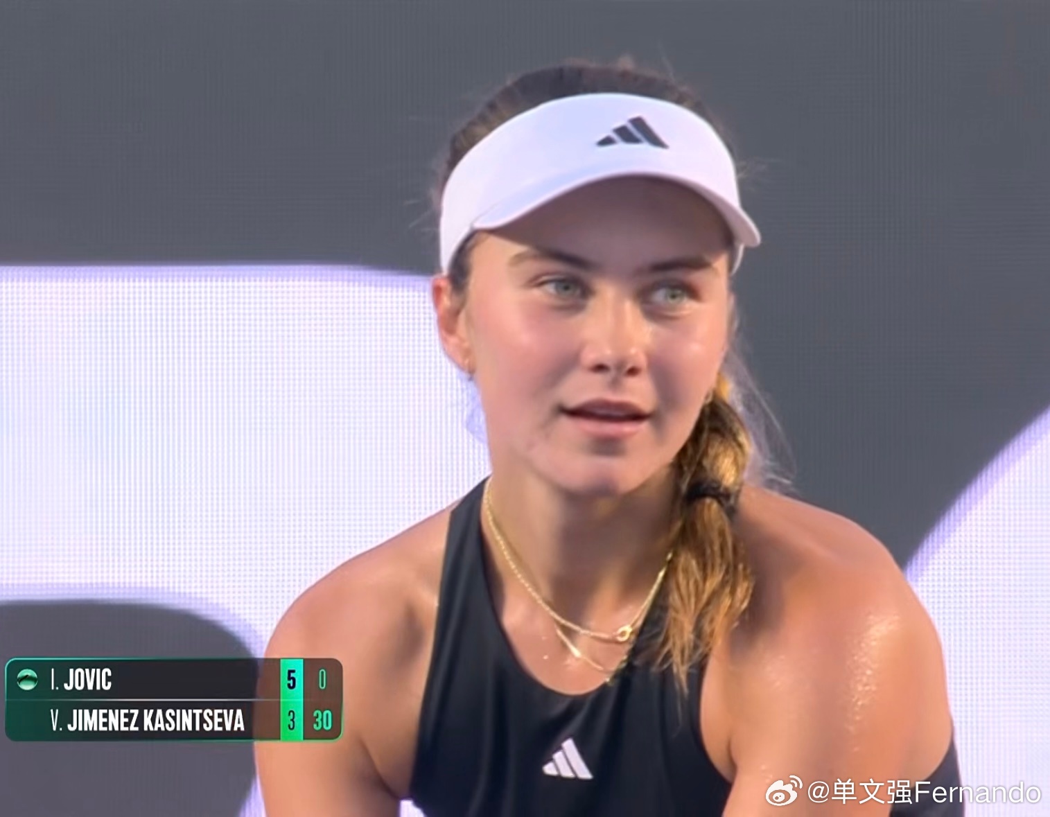 约维奇！！！WTA500赛四强✅神奇的伊娃！！！太棒了👏Iva决胜盘抢七，挽救