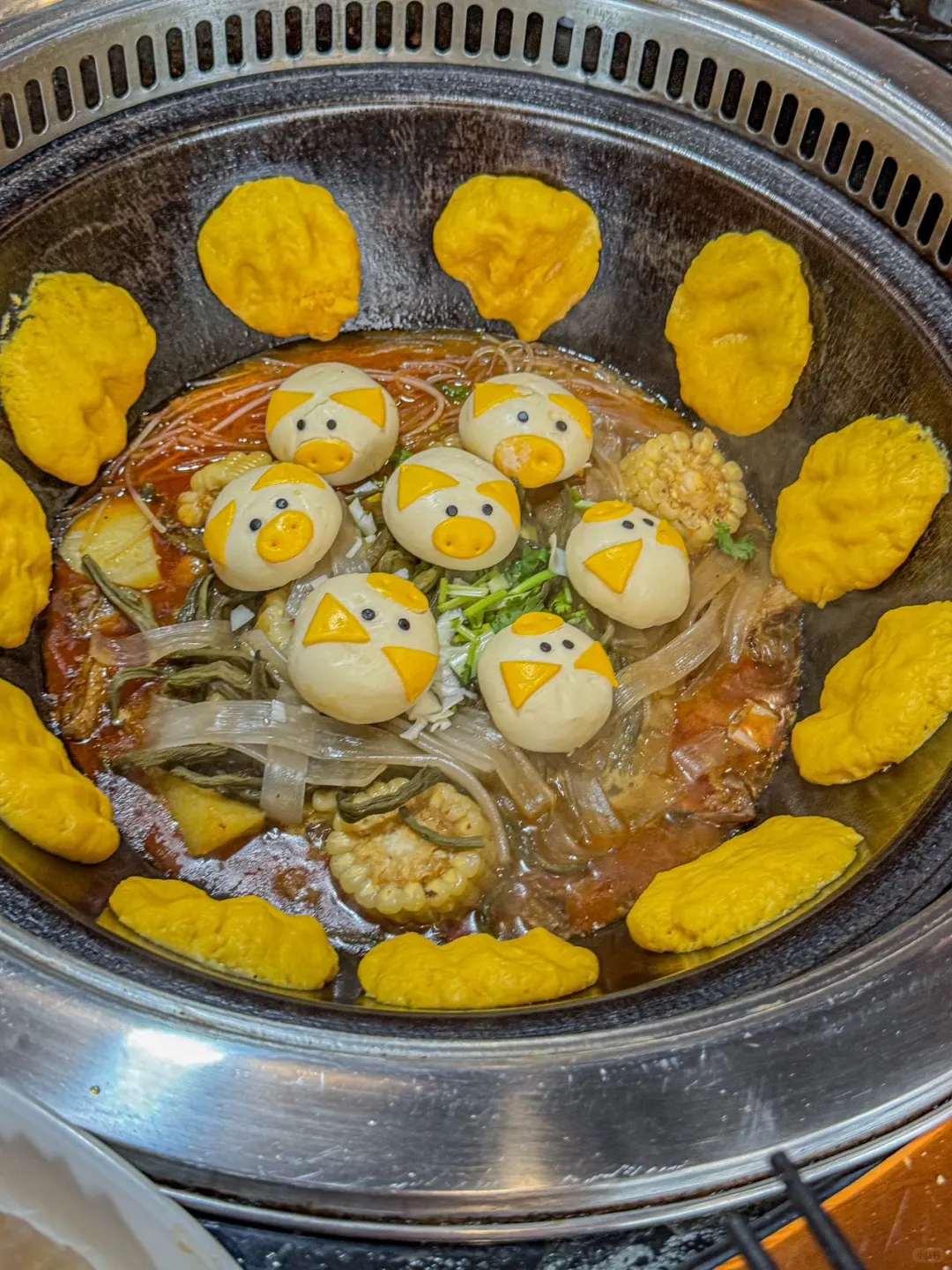武汉‼️吃到了人生铁锅炖