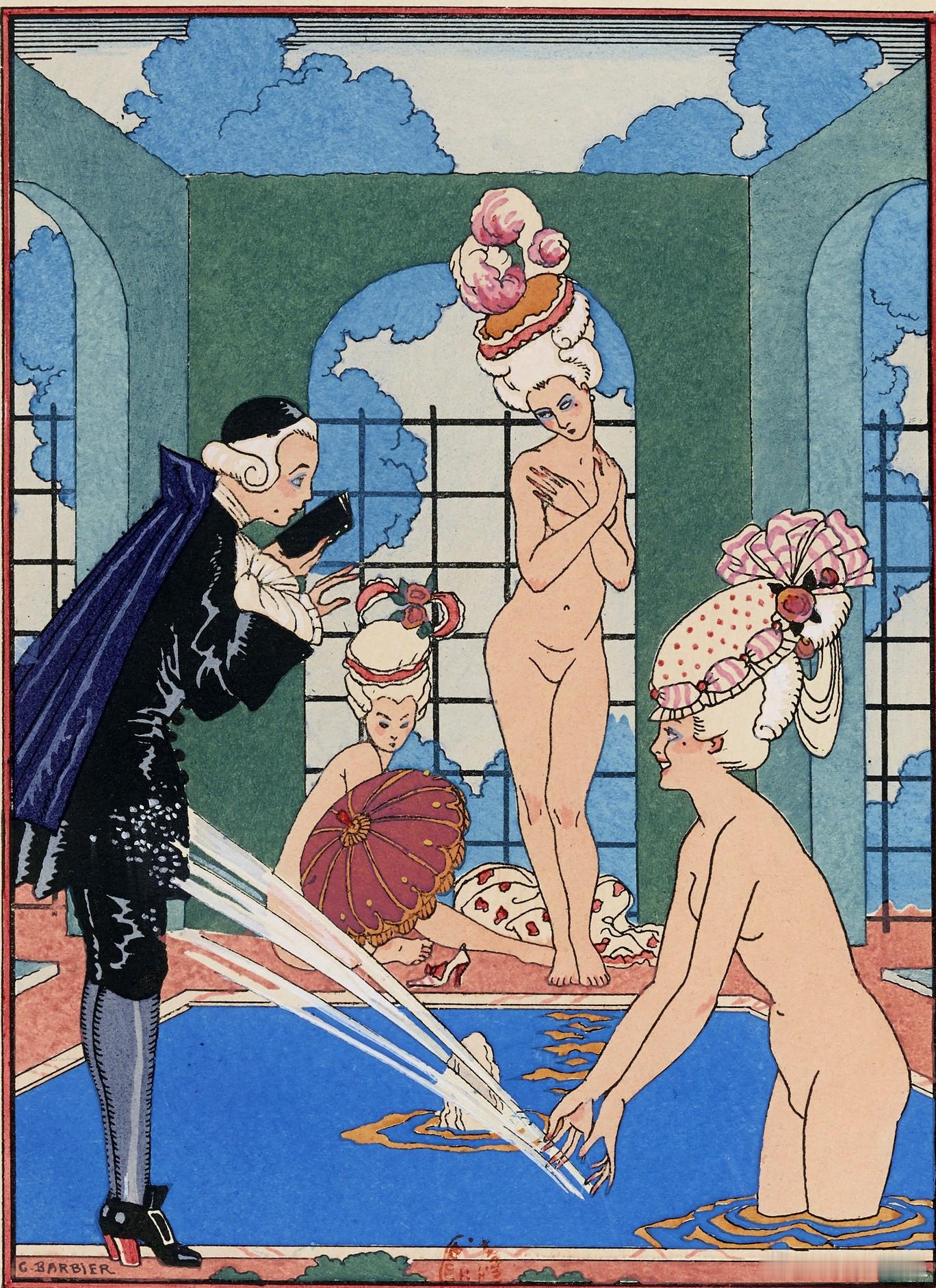 西洋历史文化鱼缸历史知识 法国著名插画家乔治·巴比尔（George Barbie