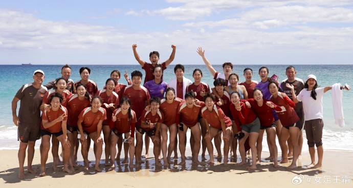 #王霜为中国女足加油#女足亚洲杯1/4决赛，中国女足vs中国台北女足，赛前发文为