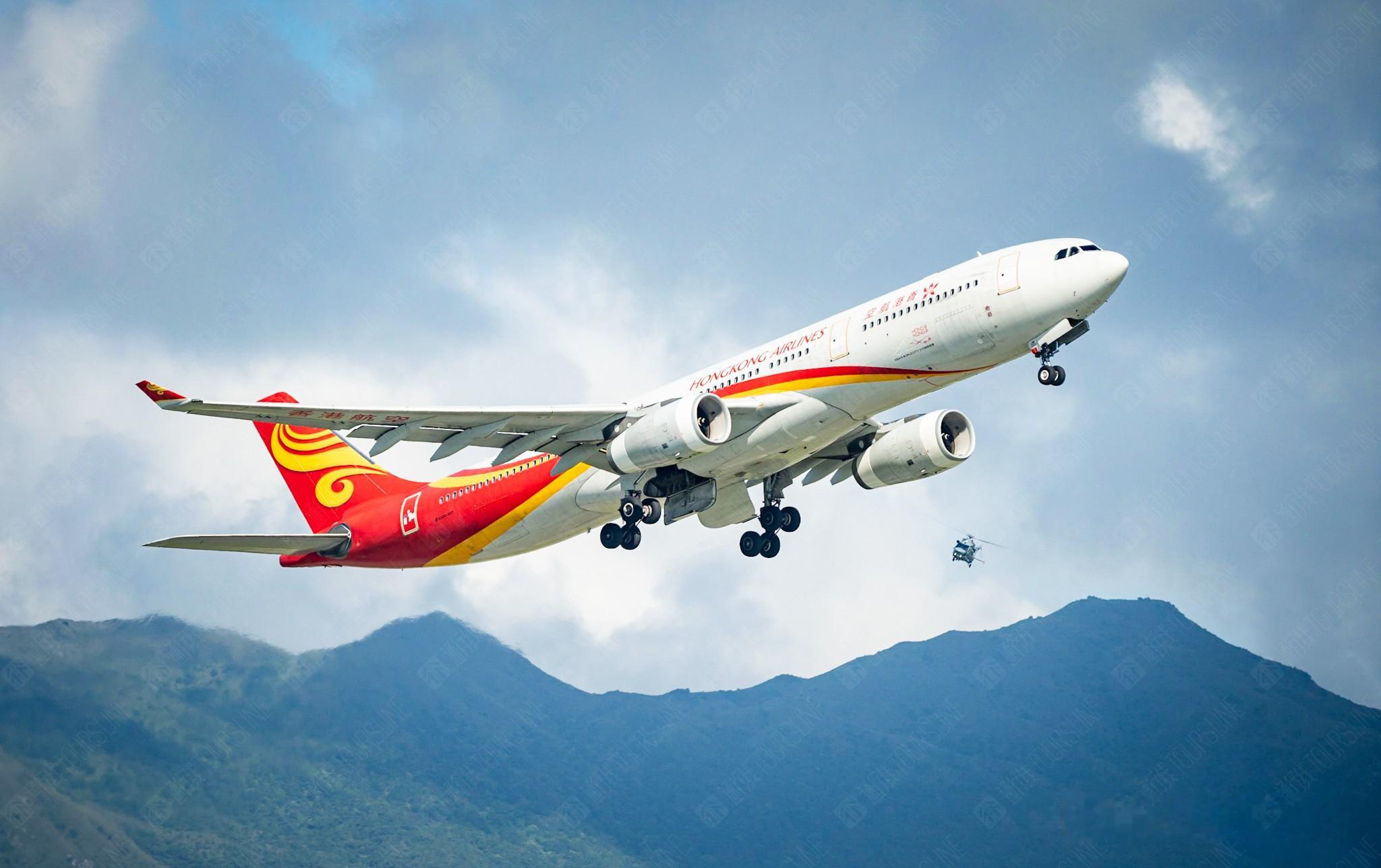 通行线·航空【不再「番茄炒蛋」，香港航空更新品牌形象】随着香港机场2号航站楼的离