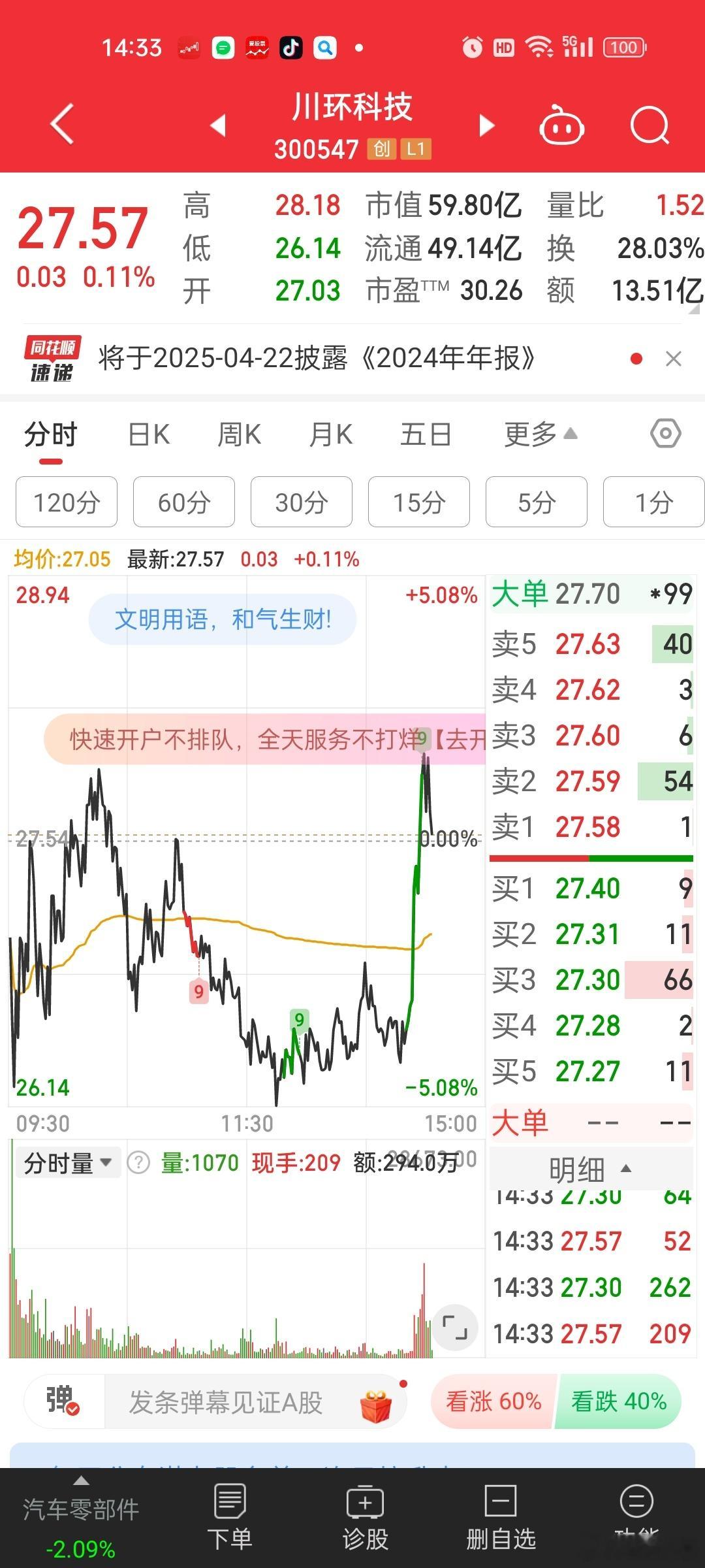 川环科技翻红，最后的多头？？？能否带领液冷反攻？ 