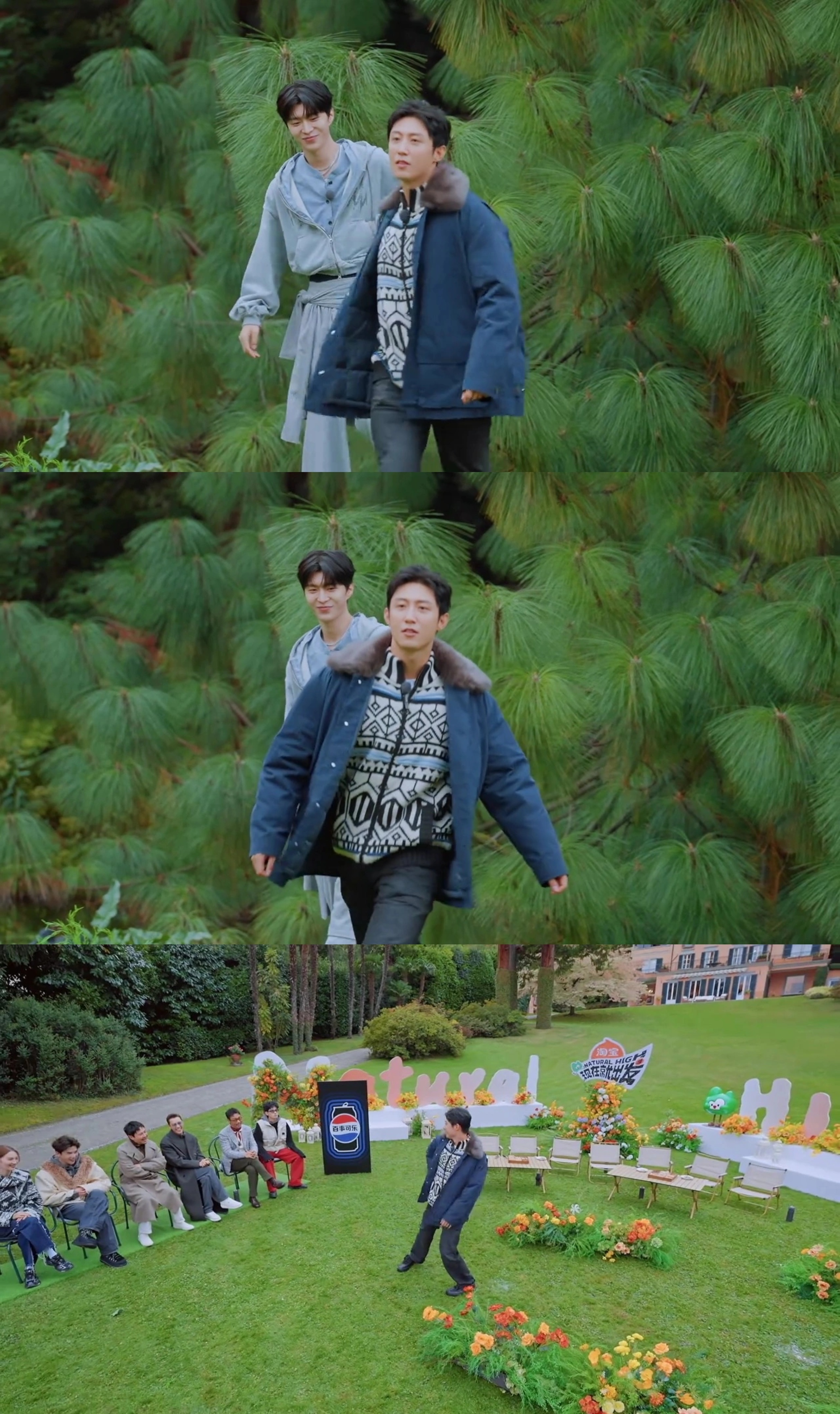 《现在就出发3》第5期下，T台猜词，黄景瑜走T台有一种不管别人死活的妖艳，哈哈哈