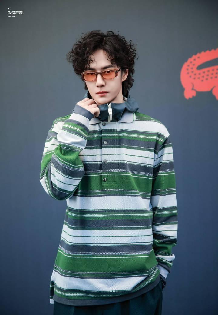 Lacoste大秀太帅啦王一博太帅啦王一博Lacoste的造型王一博Lacost