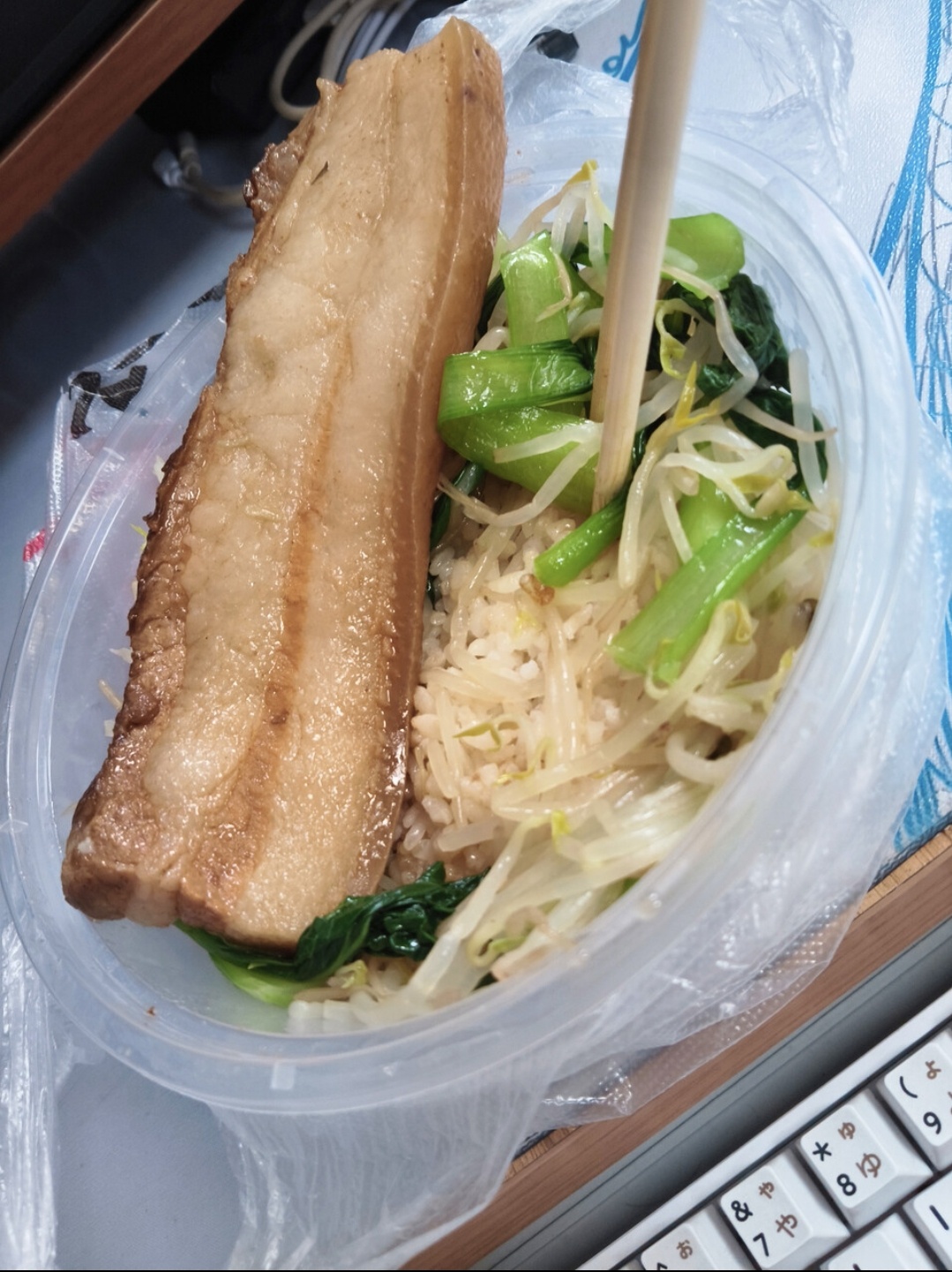 这大肉饭咋样。