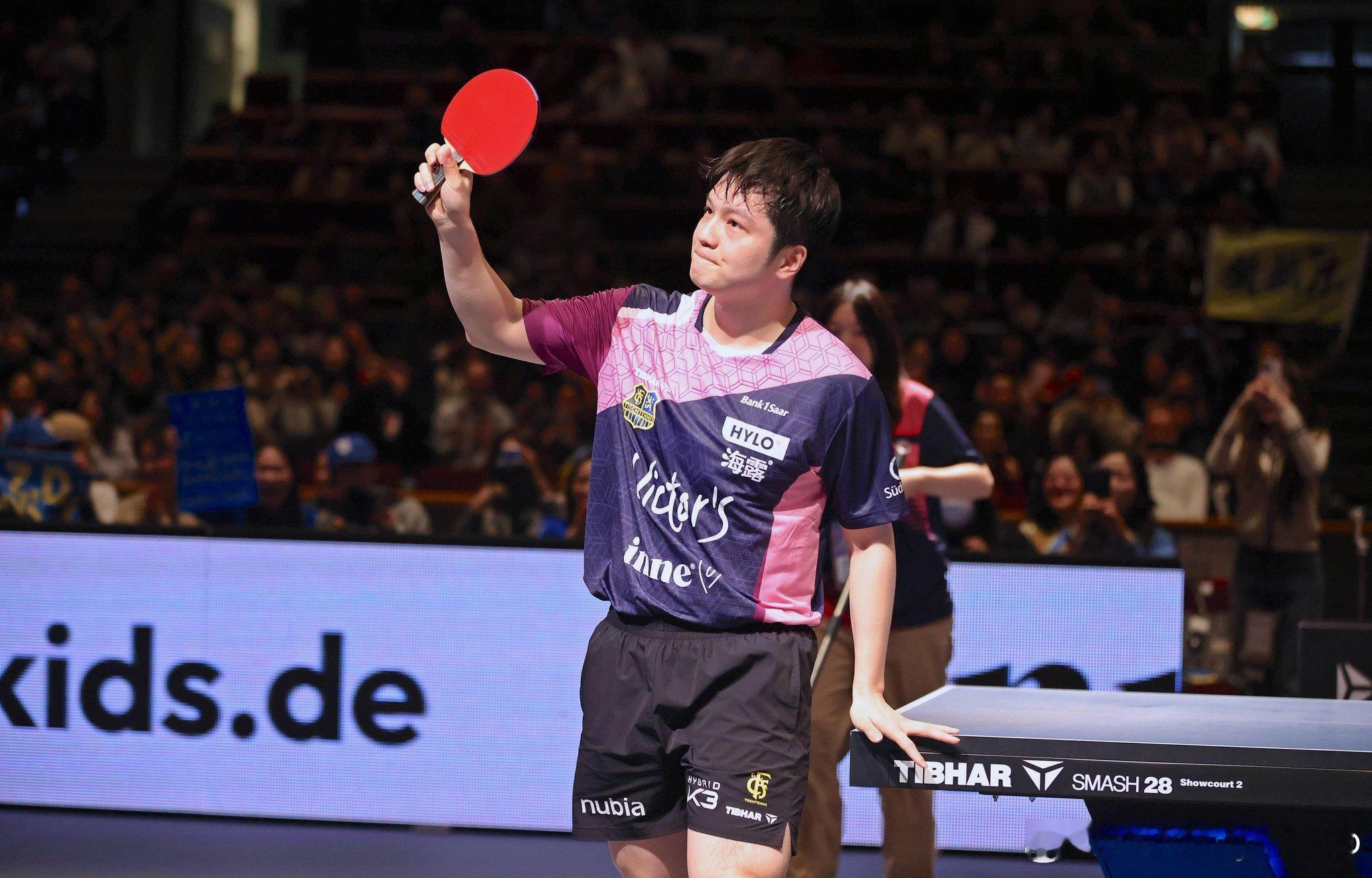 樊振东发球被打断后示意noproblem咚真的好萌😆 📷CGTN体育报道 