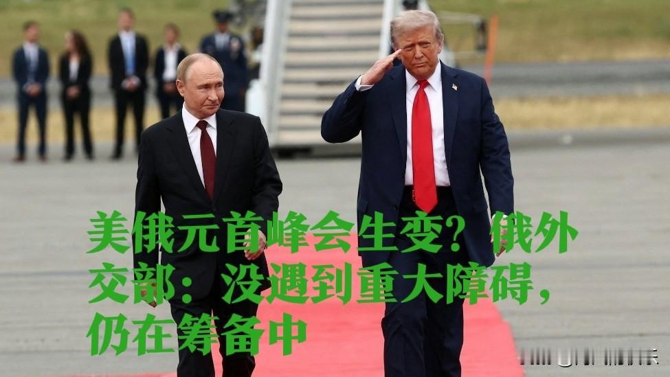 美俄元首峰会生变？俄外交部：没遇到重大障碍，仍在筹备中

   据外媒报道美国总