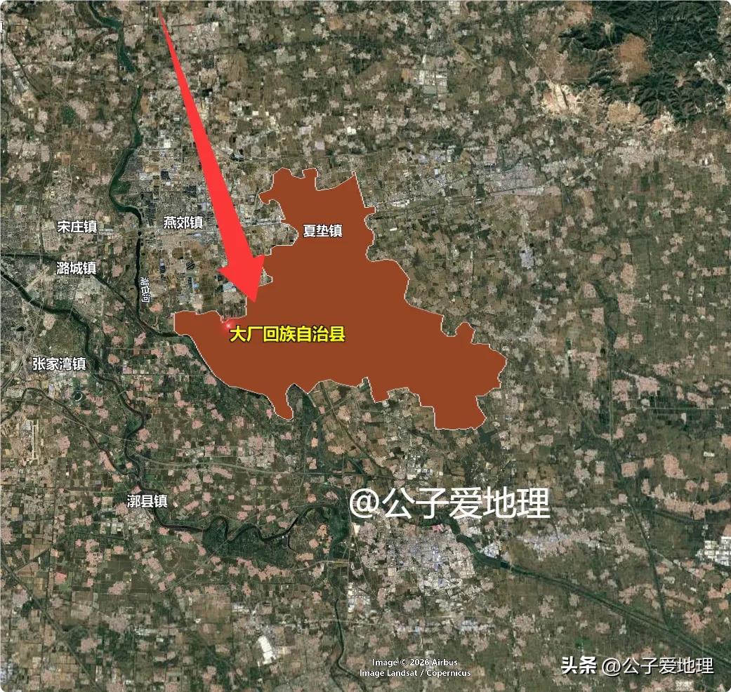大厂县面积176平方公里，是河北省面积最小的县。
你知道吗？在河北的版图上，藏着