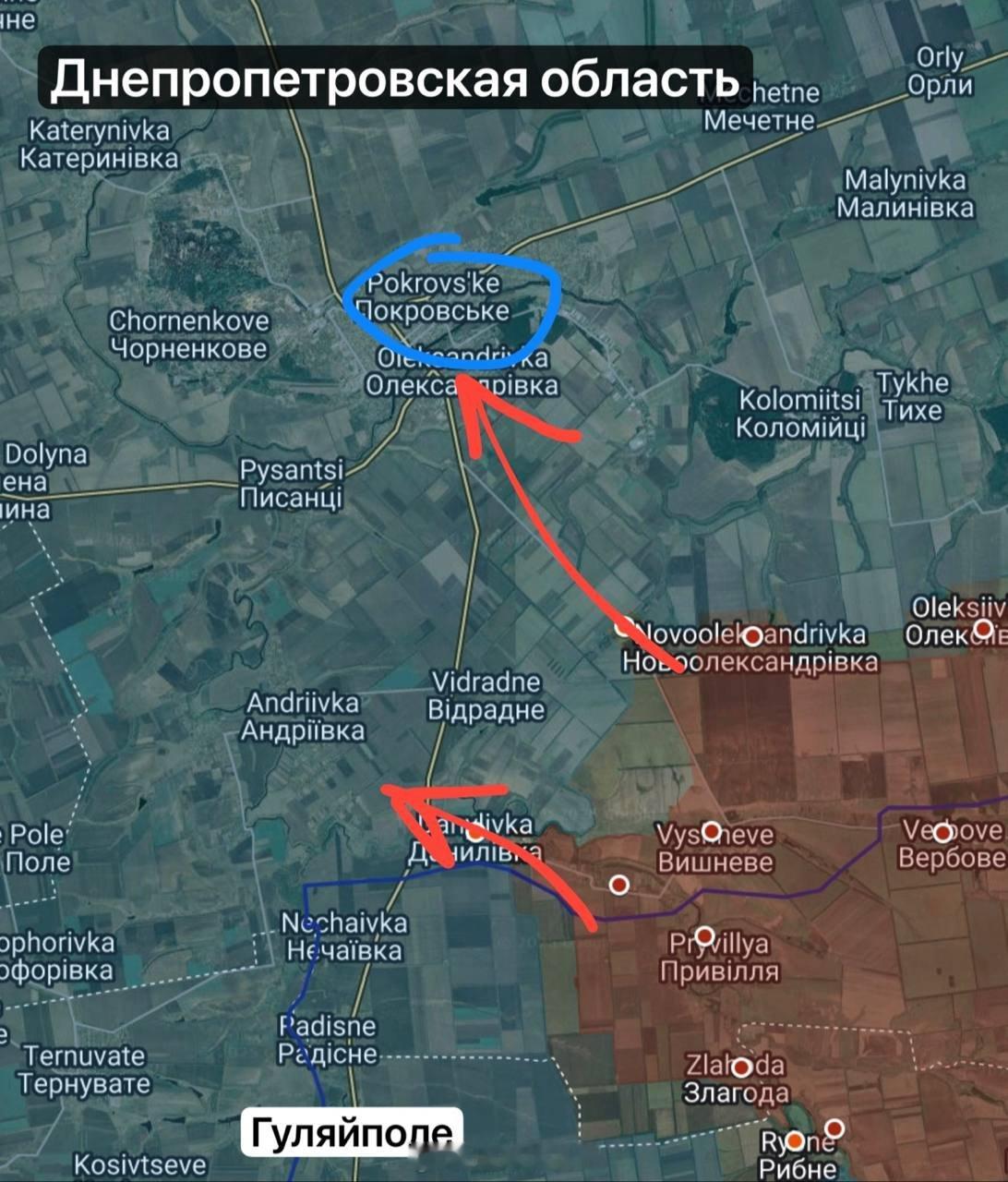 第聂伯罗彼得罗夫斯克州战场局势据俄军前线消息源报道，乌克兰武装部队正在失去古利亚