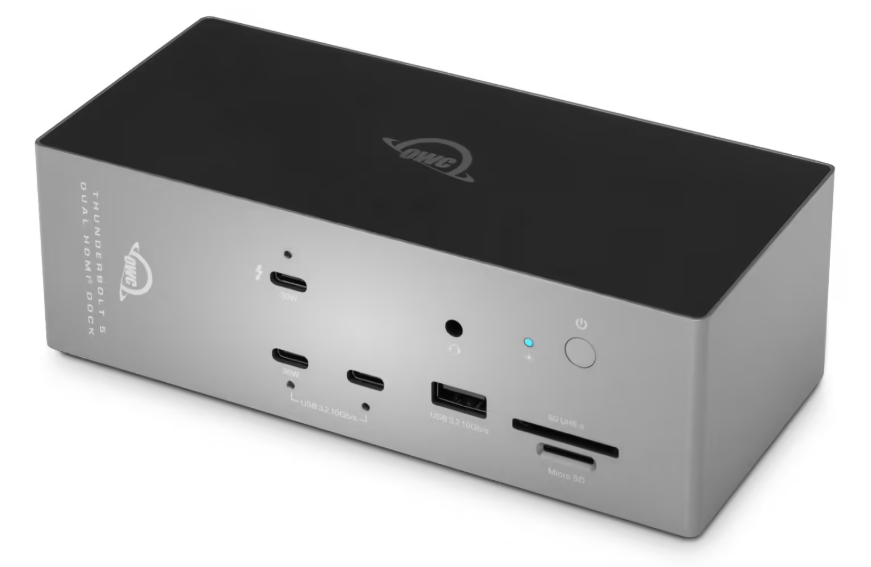 OWC 发布双 HDMI 2.1 雷电 5 扩展坞、1.5m 雷电 5 USB-