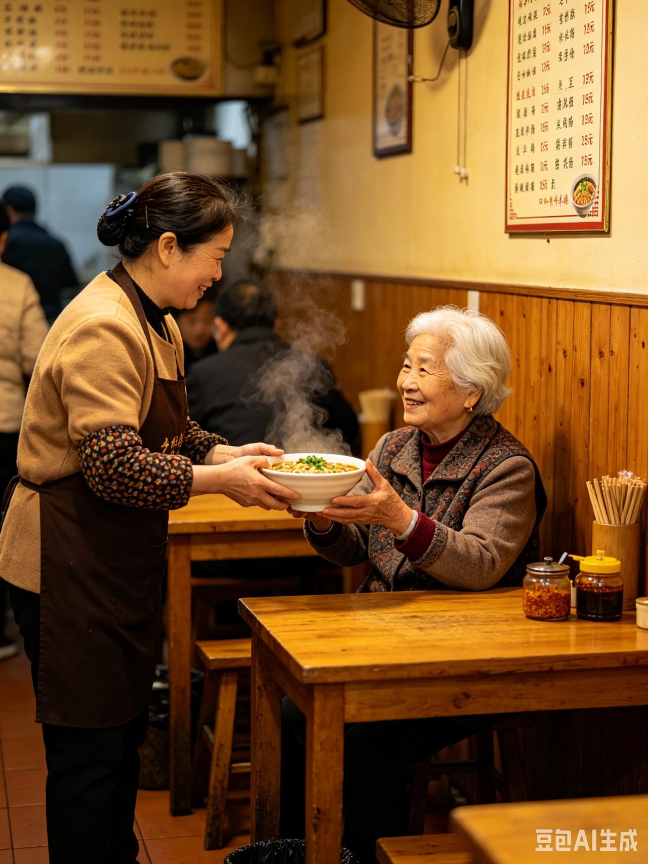 老奶奶上门要饭，好心店主给了一碗米线，没想到以后老奶奶天天来，令店主头疼不已
