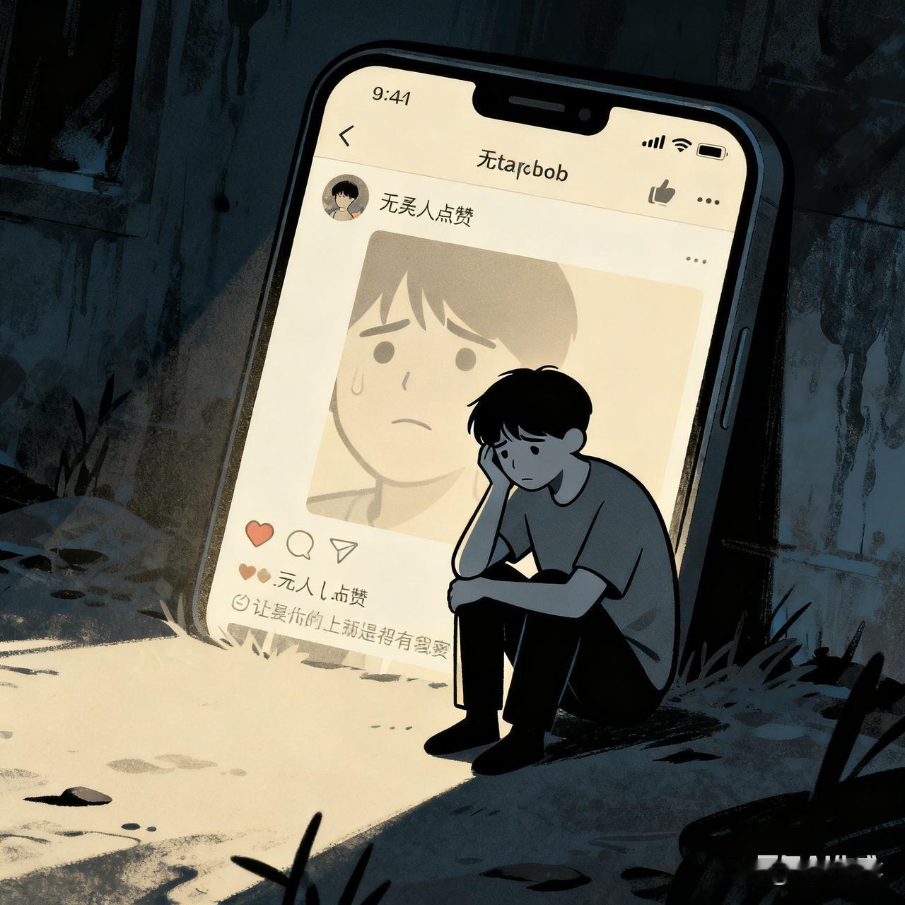 近期，一则关于一位35岁男士因在社交媒体上长时间未获赞而陷入抑郁的消息引起了广泛