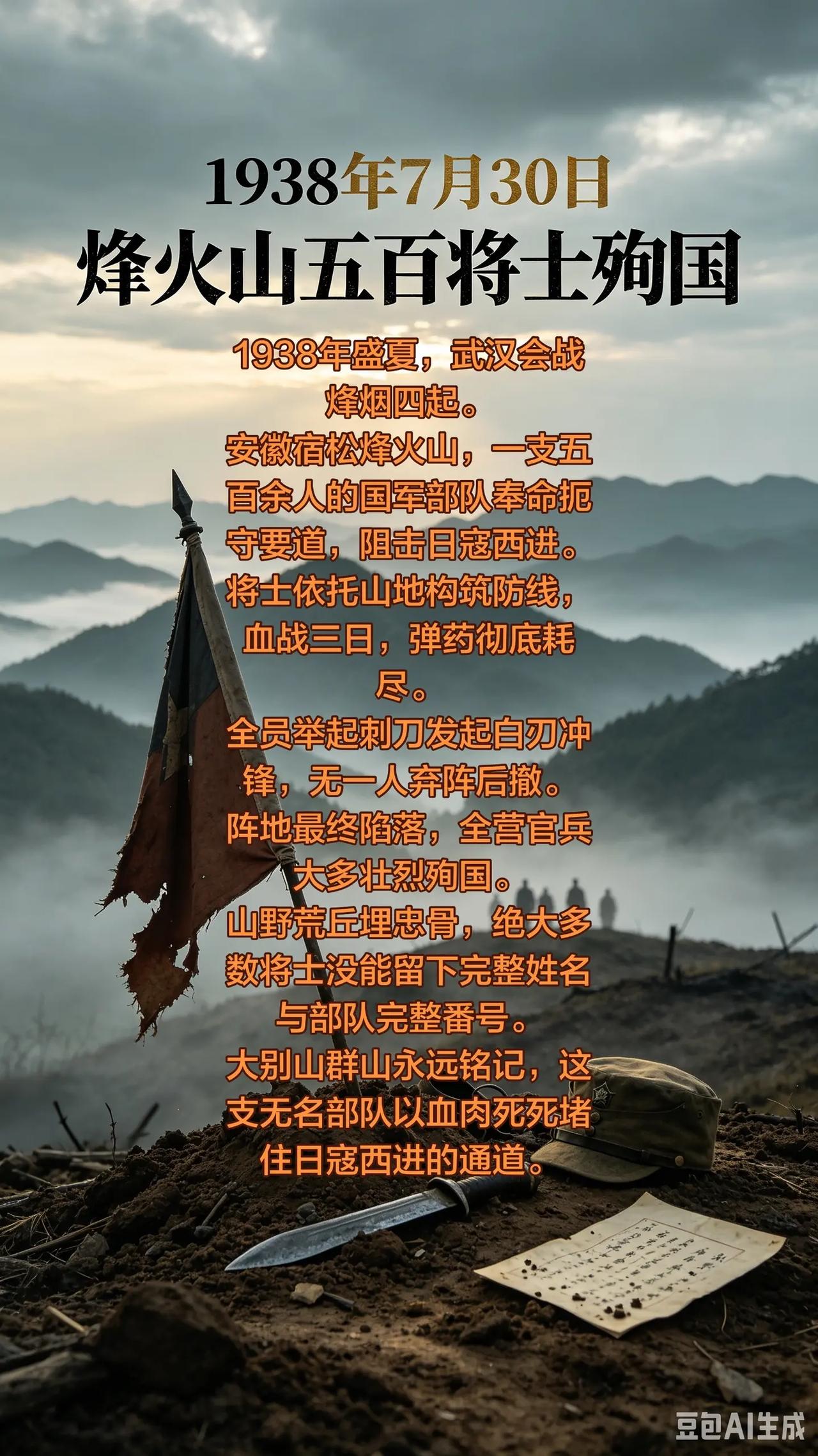 山河破碎之时，无数将士舍生赴死。他们很多人没能留下姓名，却撑起了民族存续的脊梁。