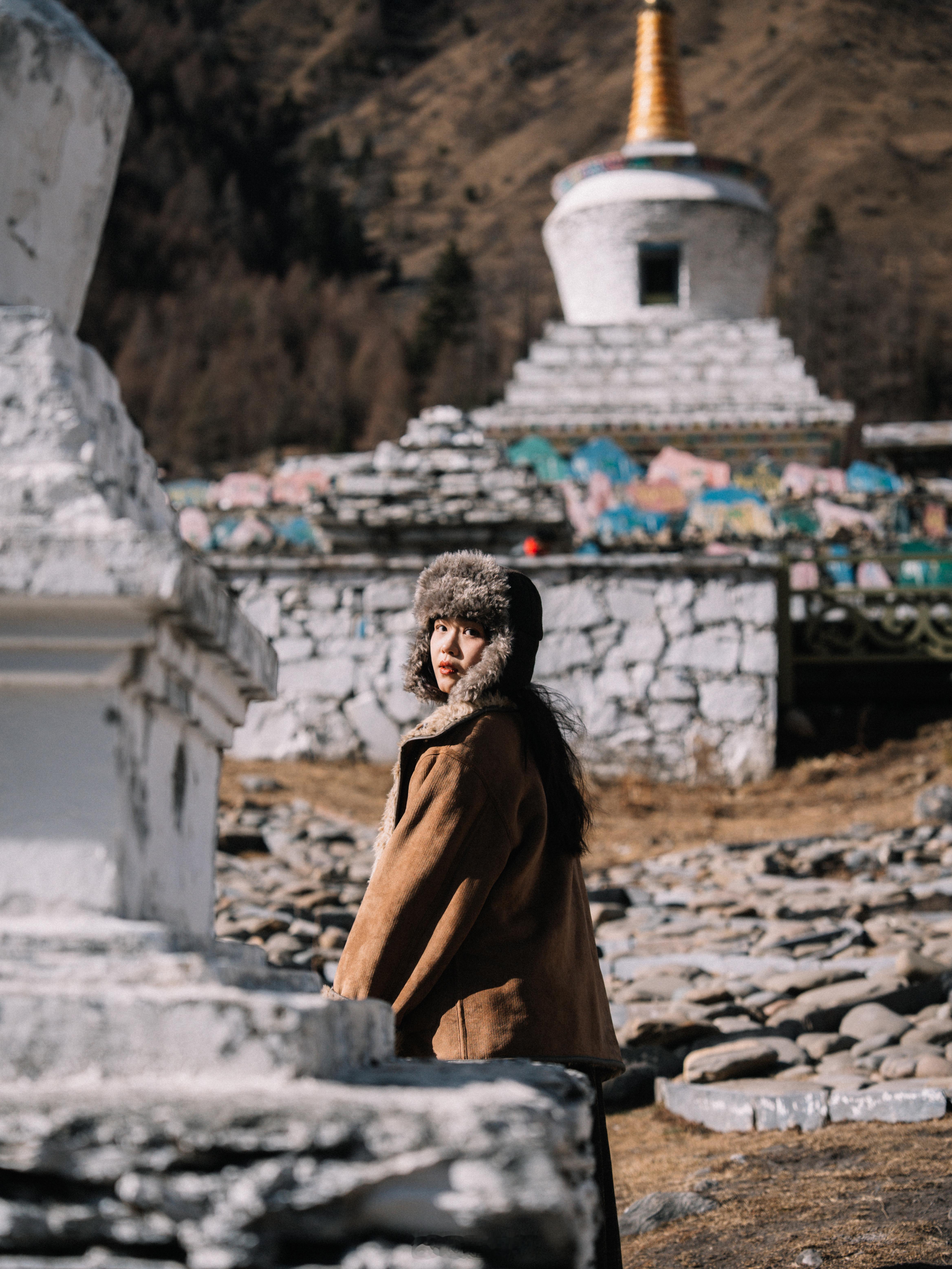在四姑娘山🍂把新年愿望讲给山神听 