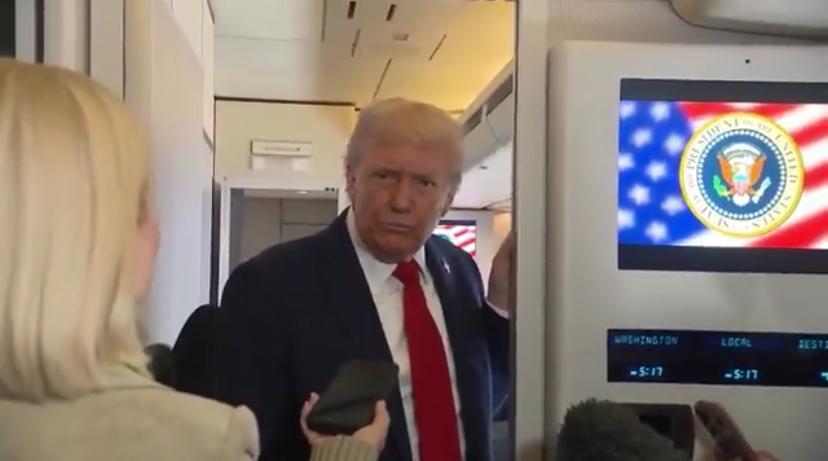 特朗普10月30日在空军一号上接受采访时表示，若以0至10分对当天与中方的会晤打