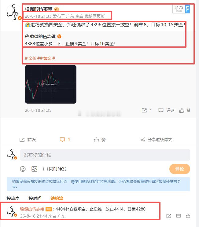 黄金4396空抵达4390拿下60点幸福！黄金4404空抵达4390拿下140点