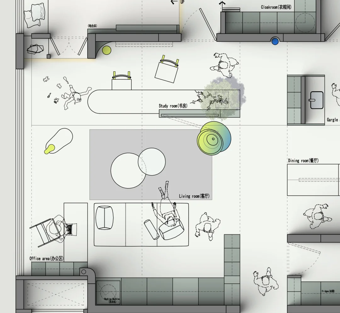 户型优化第4期｜经典三房改二房-一个方案｜