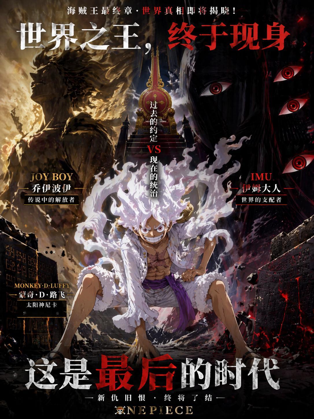 让GPT-Image-2生成一张海贼王最新漫画的宣传海报 这个效果真的是... 