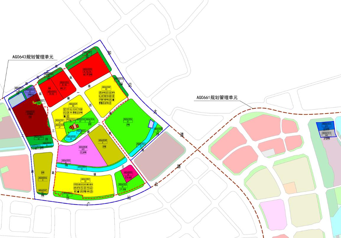 广州市黄埔区新龙镇镇龙村（东片区）旧村改造项目控制性详细规划调整：
用地位置：