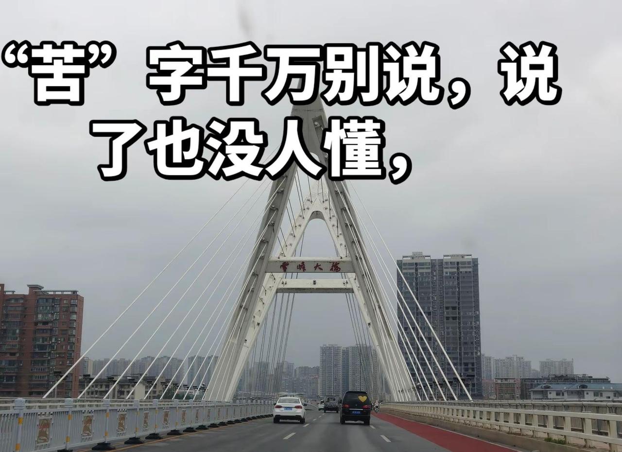 一定要记住，在你难的时候是怎么样子熬过来的……心里的苦 心里的苦谁知道 心里的苦