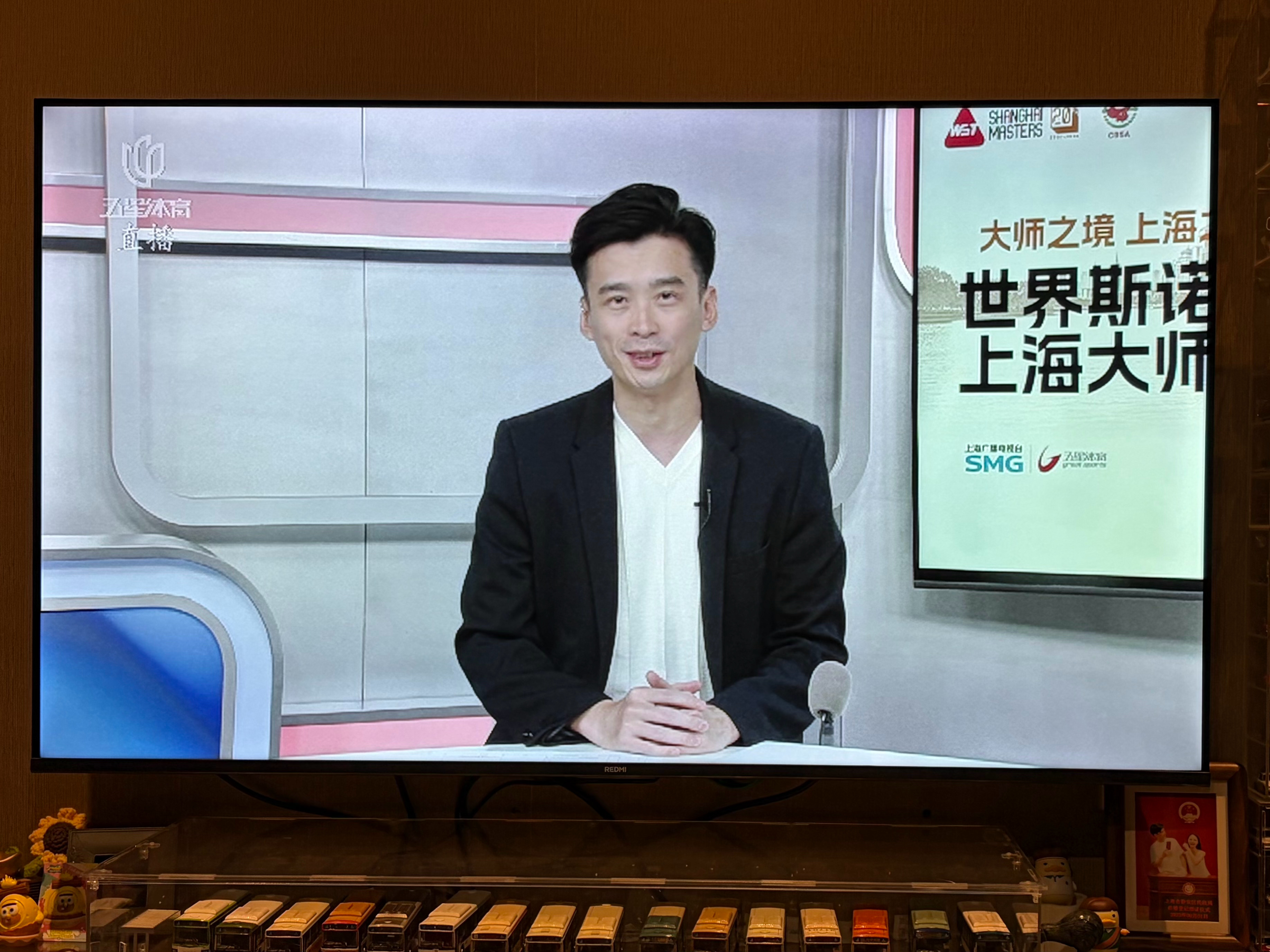 哎，连续两晚，在解说席上接连目睹吴宜泽 和赵心童 折戟上海大师赛半决赛，输得我是