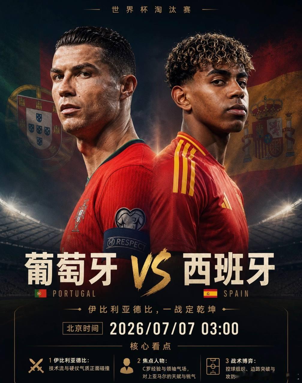 双牙大战，流量拉满。当年的3比3，多少人熬夜看红了眼。今夜还能再来一次吗？美加墨