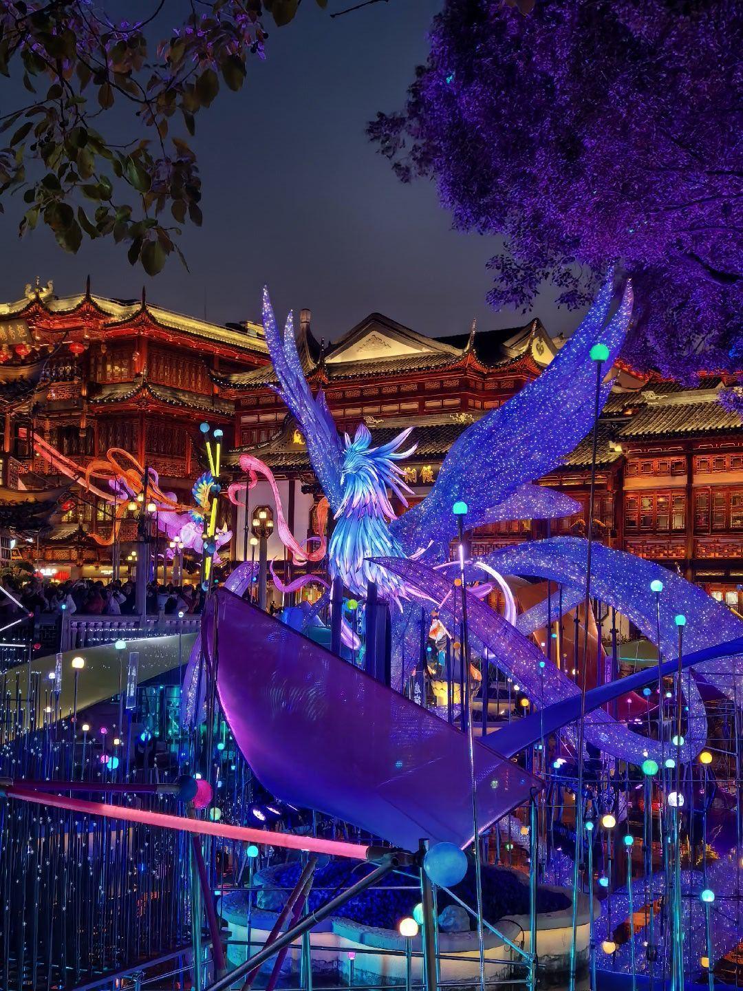 豫园灯会我是1月28号下班冲去走马观花了一下，九曲桥上已经很挤了，不过还没有到很