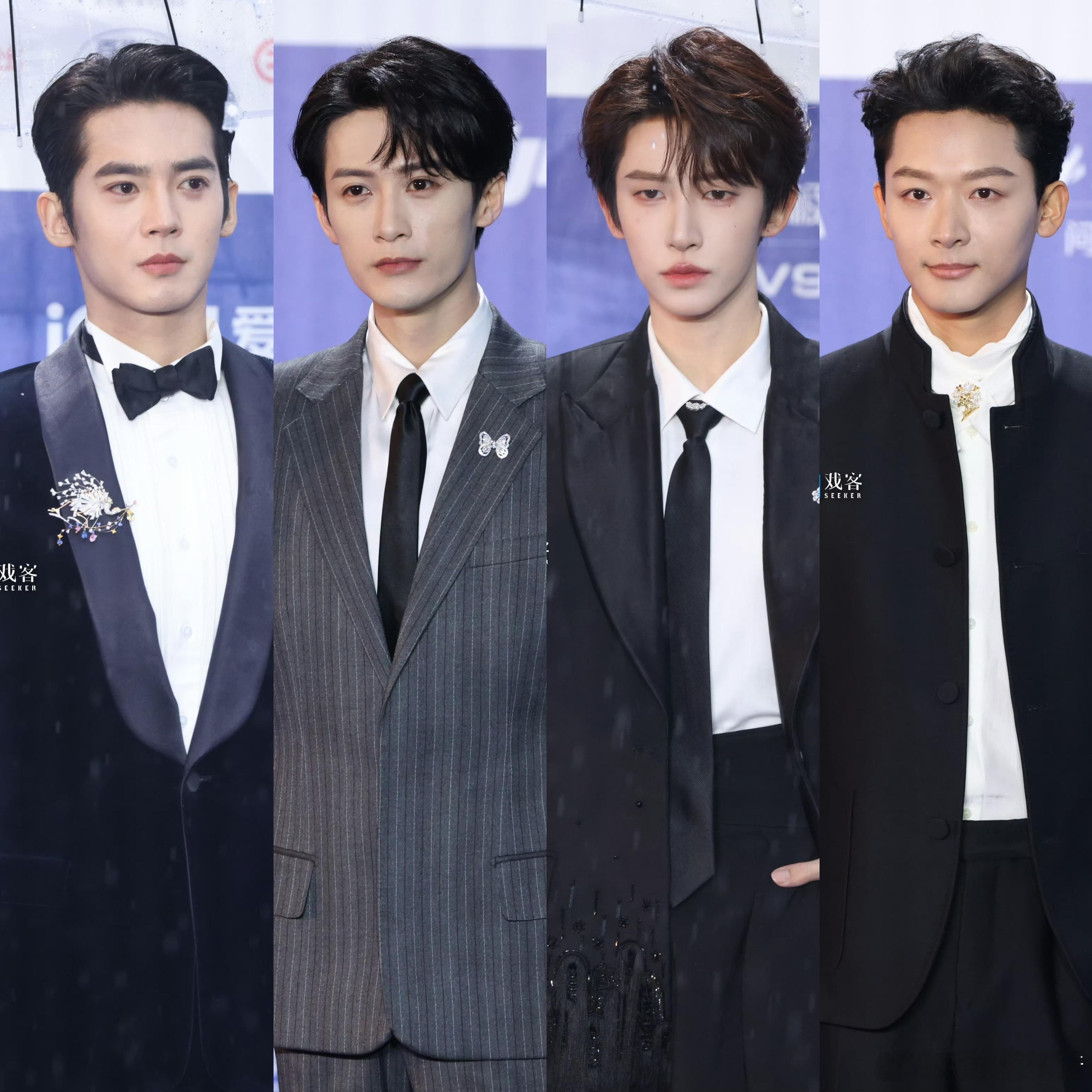 北京国际电影节红毯，下着雨于适、檀健次、刘宇、张晚意生图来了 