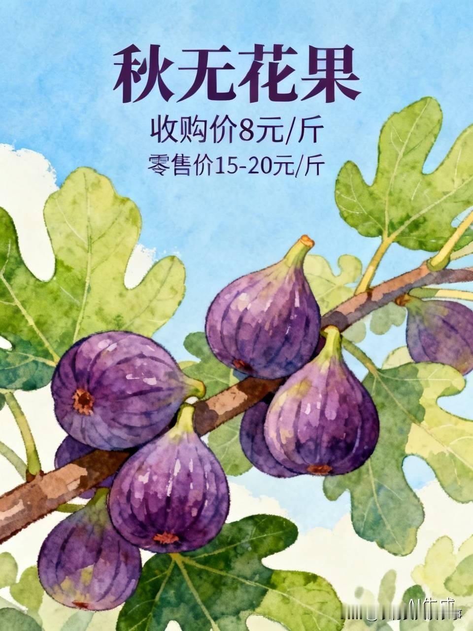 秋无花果收购价8元一斤。
现在秋无花果开始成熟了。
听说零售价15左右。俺村里嫂