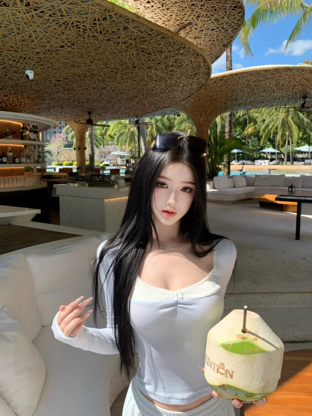 我决定重新爱上阳光☀️🥥