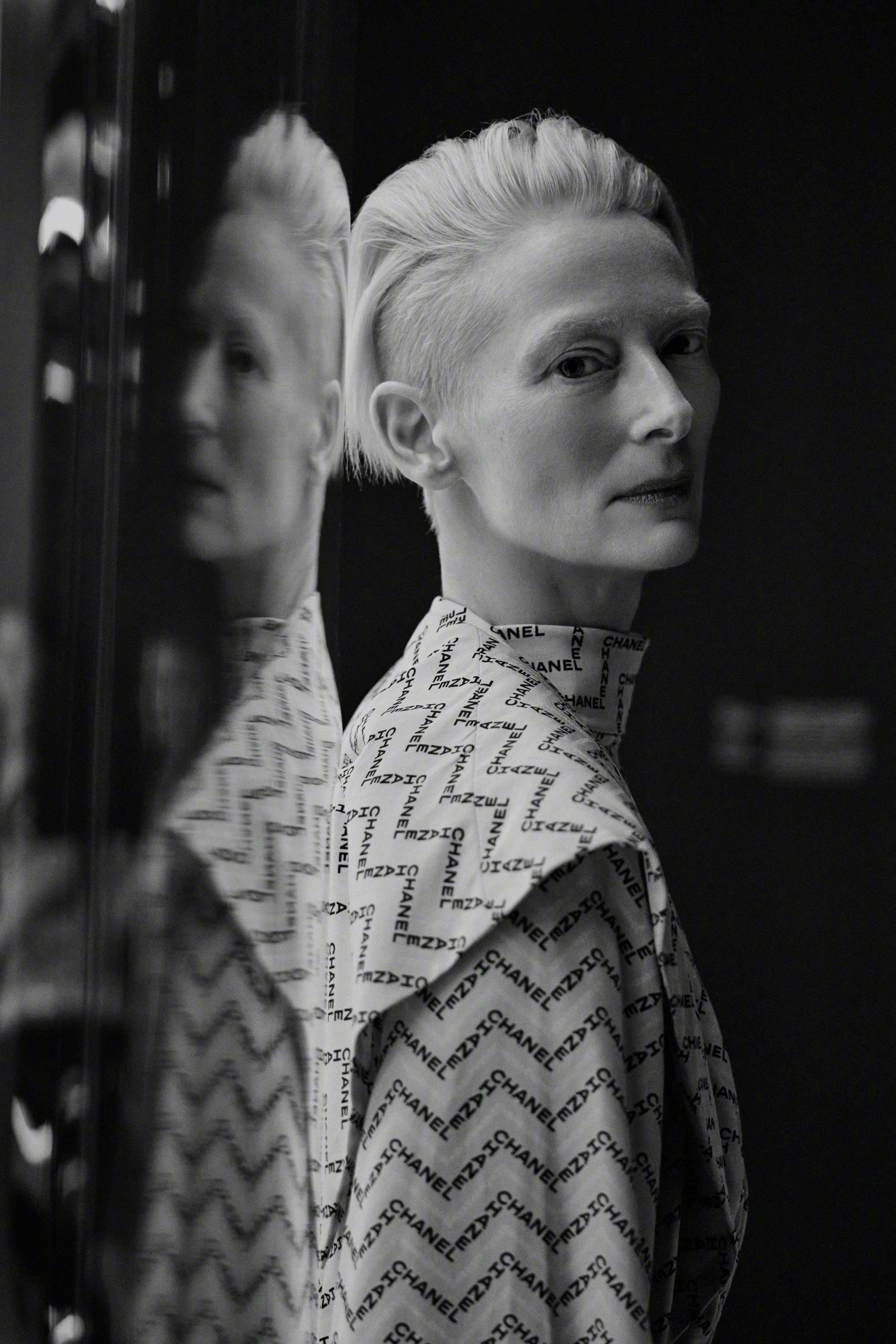 Tilda Swinton 亮相上海香奈儿大展： ​​​