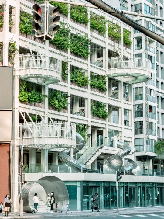 成都市内 | 儿时画的滑滑梯楼居然真实存在