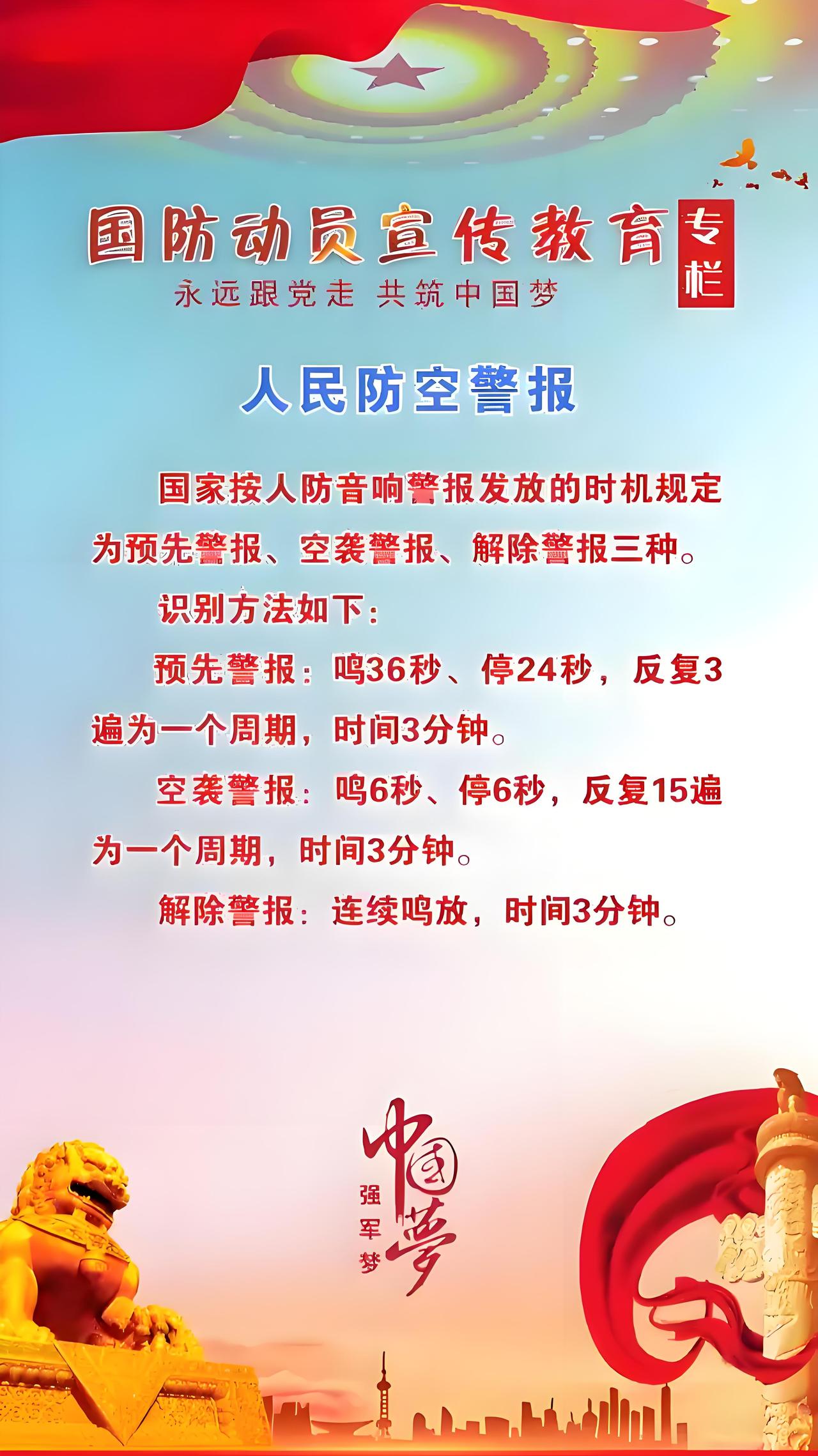 北京于今日（9月20日）拉响了防空警报，这是件好事，理应警钟长鸣。然而，为何不在