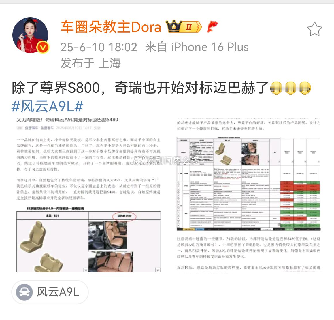 不得不说 [汗][汗][汗]奇瑞这群贵物也是牛逼 把评论区水军买成智商鉴定新能源