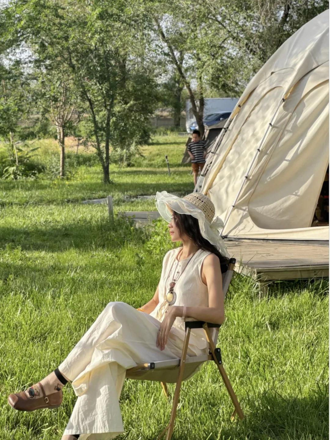乌鲁木齐露营⛺️！看了烟花篝火晚会好chill~