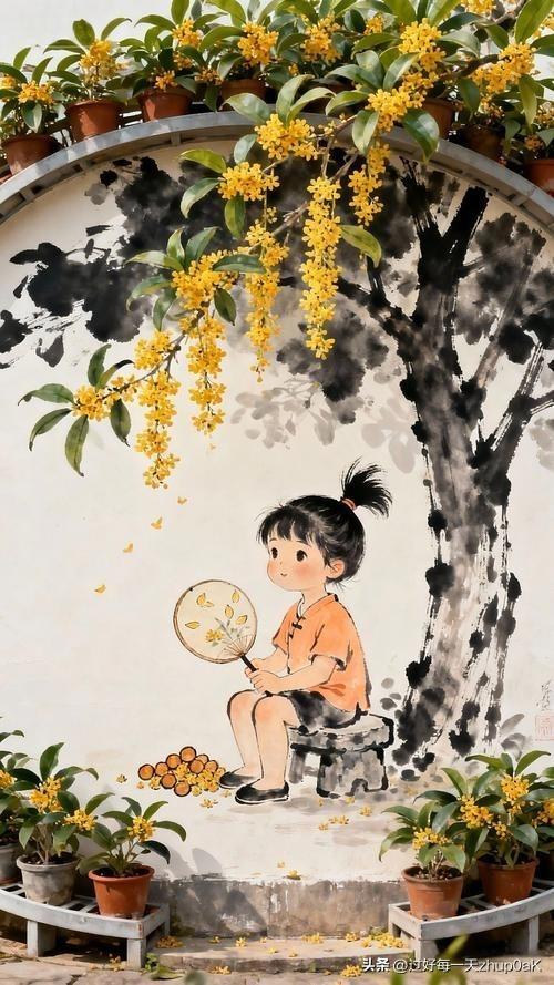 《与小女》
——唐·韦庄
见人初解语呕哑，
不肯归眠恋小车。
一夜娇啼缘底事，