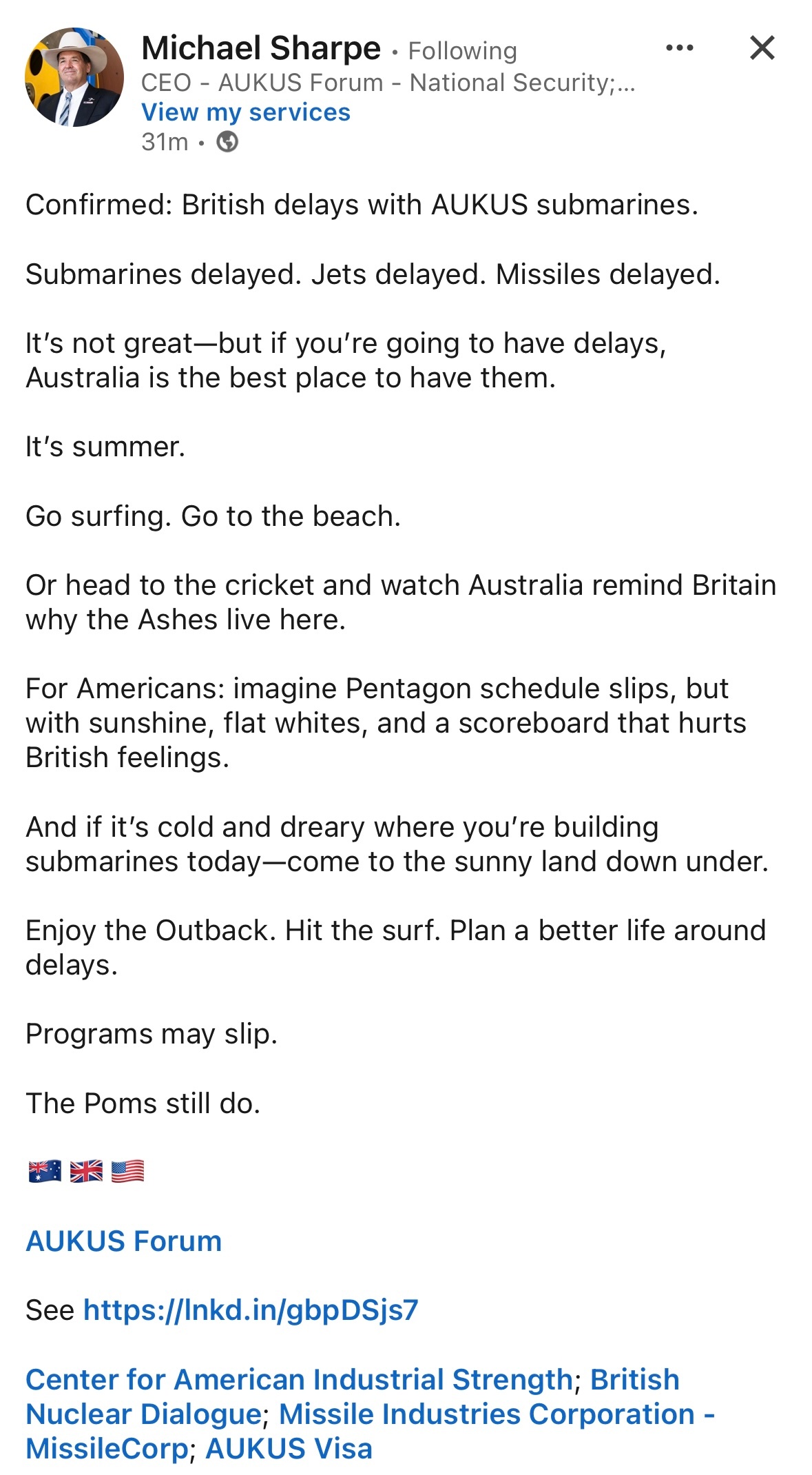 中外舰闻 烽火问鼎计划 每天认识一件兵器 史上最不意外的项目延期，AUKUS延期