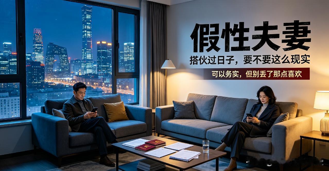 在北京，越来越多的人，过上了“假性婚姻”
 
在北京这座大城市，真心的婚姻真的太