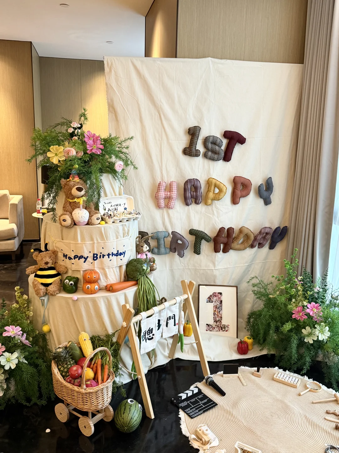 400➕布置了侄女的周岁宴！！！姐妹们参考