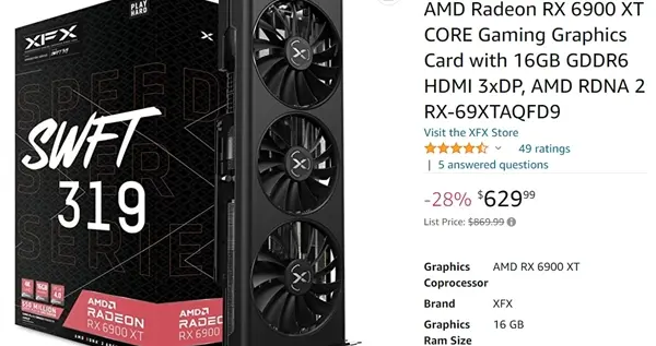 不可思议的42％！AMD RX 6000全系跳崖式大降价